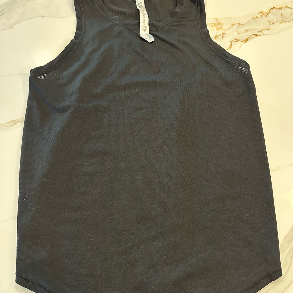 Black Sleeveless Tank Top